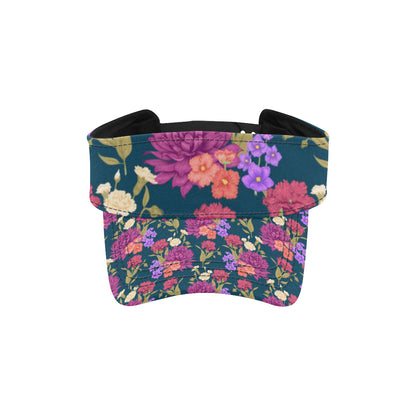 Dahlia Pattern Print Design DH01 Unisex Sun Visor