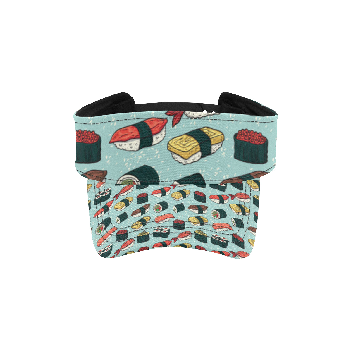 Sushi Pattern Design Unisex Sun Visor