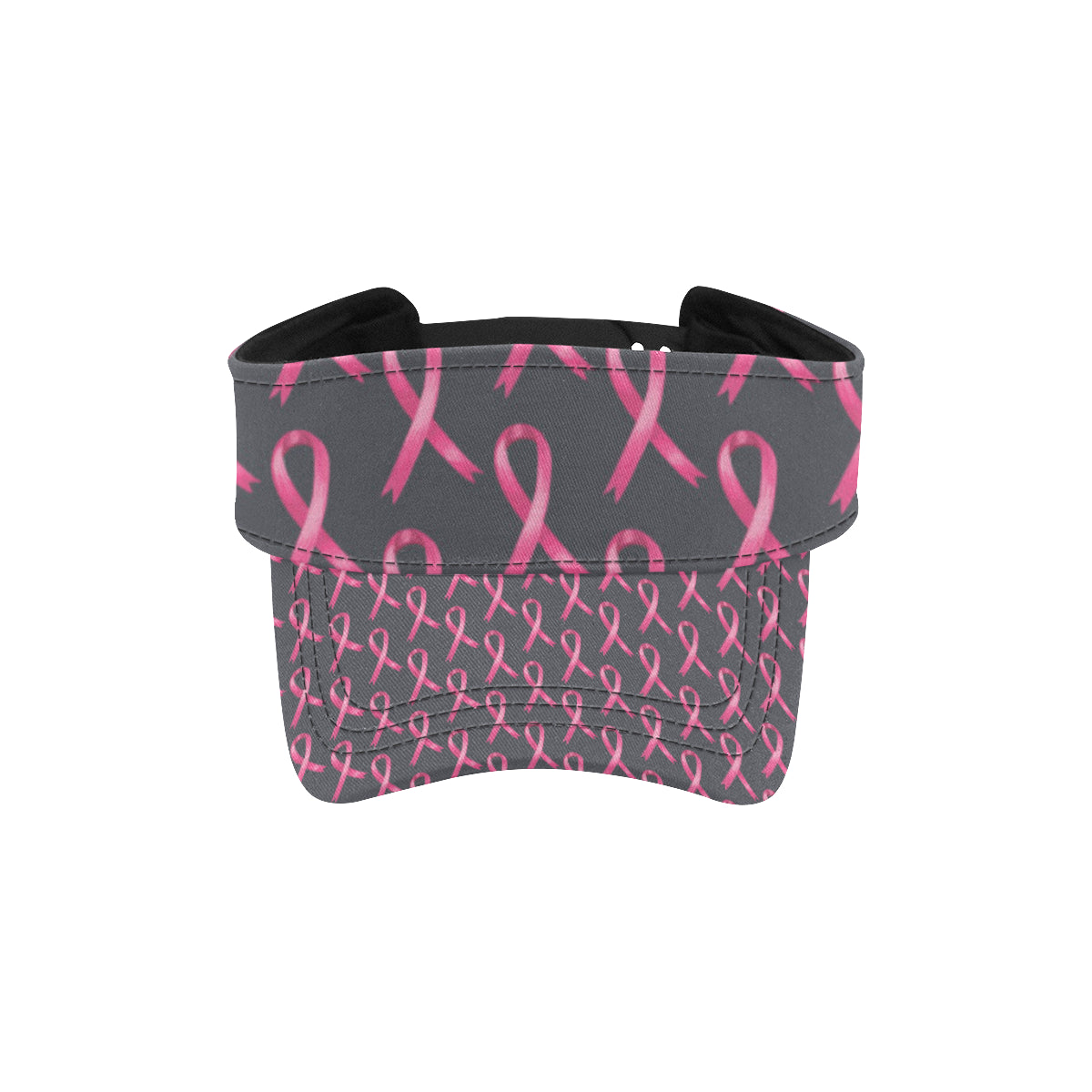Breast Cancer Awareness Pattern Unisex Sun Visor