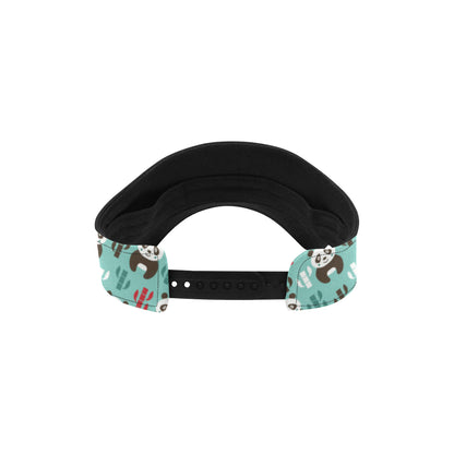 Panda Bear Cute Themed Print Unisex Sun Visor