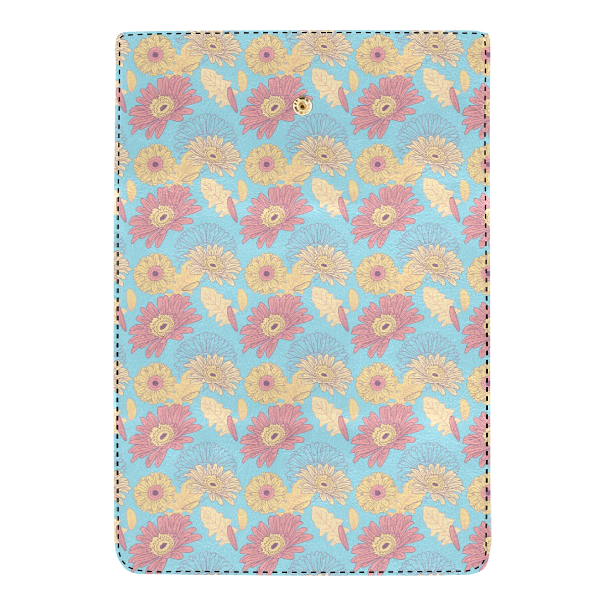 Gerberas Pattern Print Design GB04 Women's Trifold Wallet