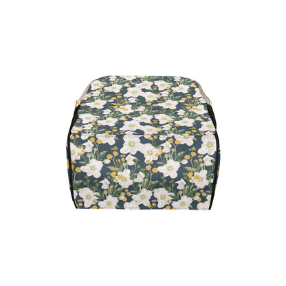 Anemone Pattern Print Design AM04 Diaper Bag Backpack