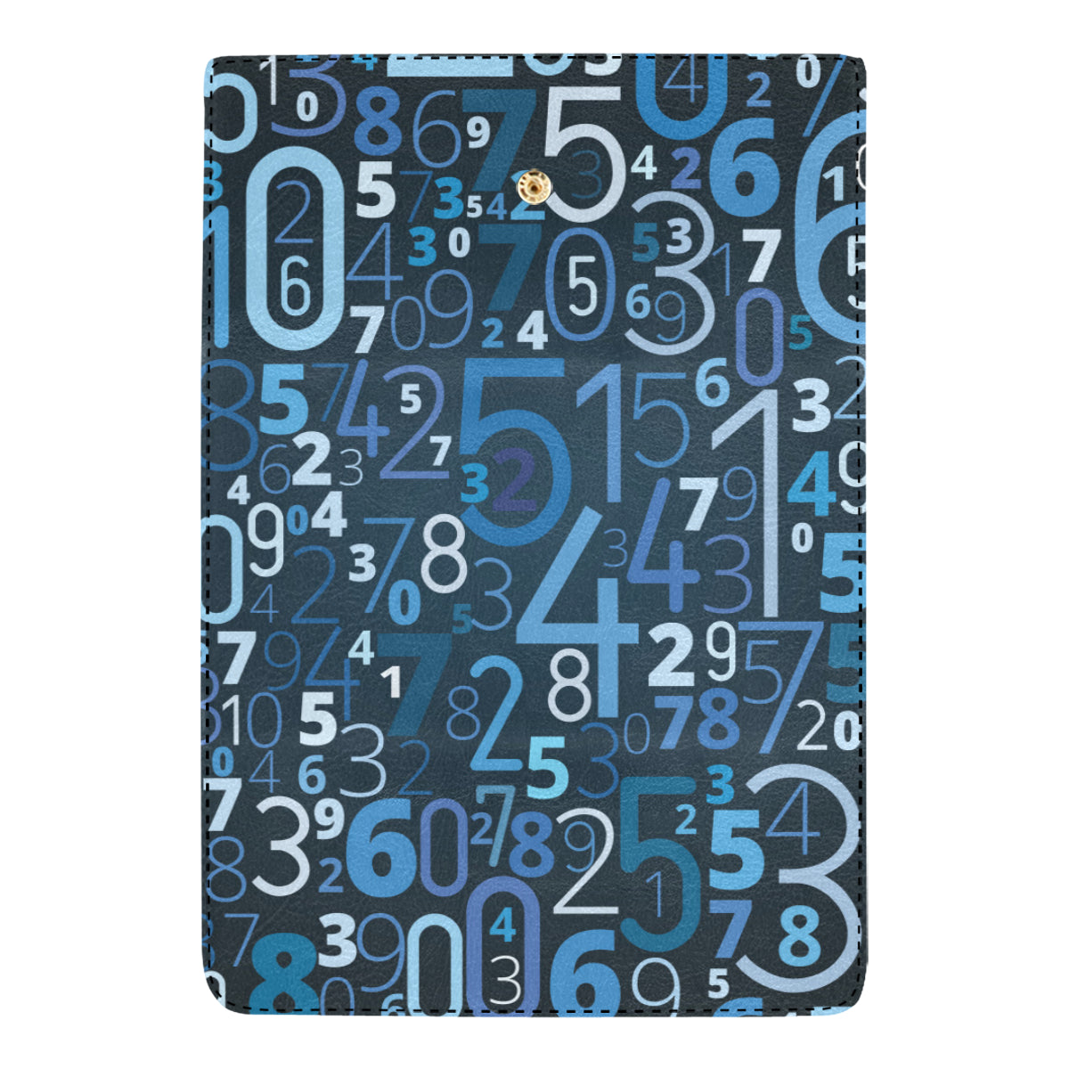 Number Pattern Print Design A02 Women's Trifold Wallet