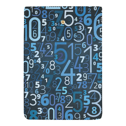Number Pattern Print Design A02 Women's Trifold Wallet