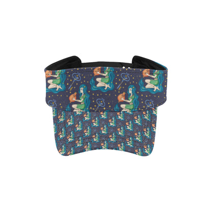 Aquarius Zodiac Pattern Print Design 03 Unisex Sun Visor