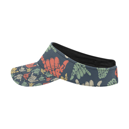Surf Hand sign Unisex Sun Visor