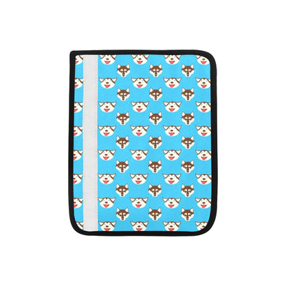 Siberian Huskies Print Design LKS306 Car Seat Belt Cover