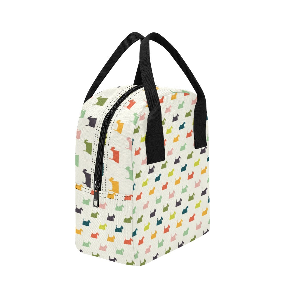 Scottish Terriers Print Design LKS305 Insulated Lunch Bag