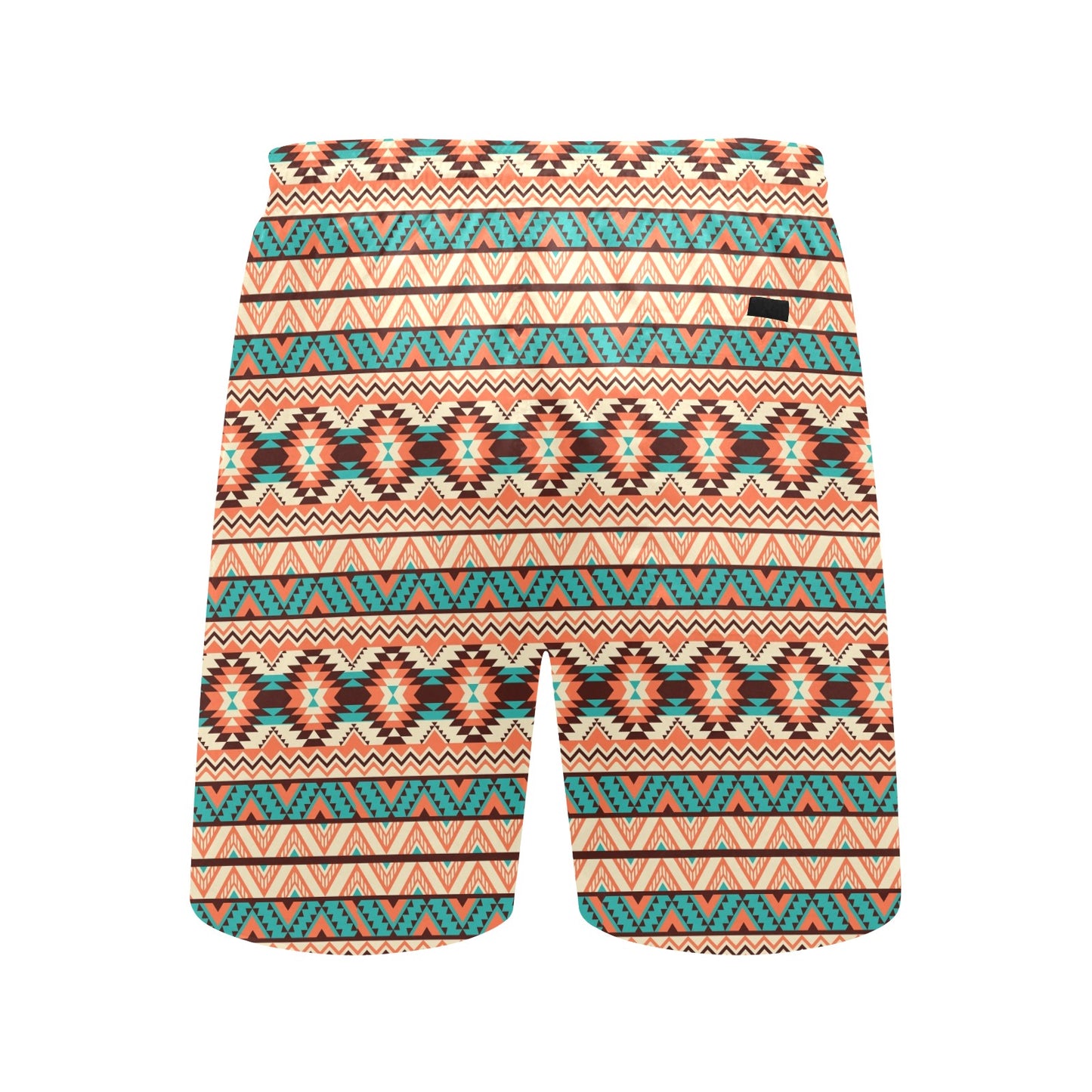Navajo Western Style Print Pattern Men's Swim Trunks Beach Shorts