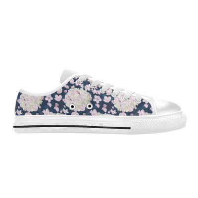 Sakura Print Design LKS305 Women's White Low Top Shoes