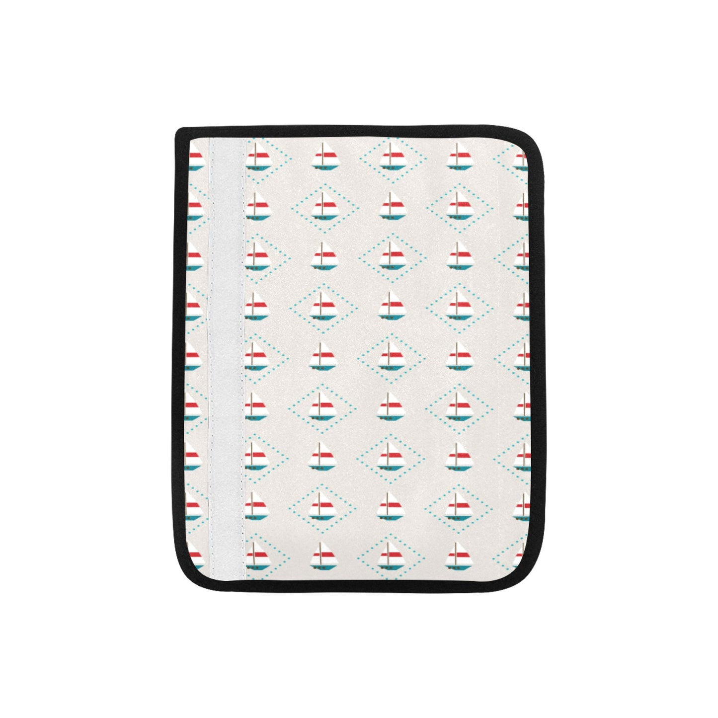 Sailboat Print Design LKS301 Car Seat Belt Cover
