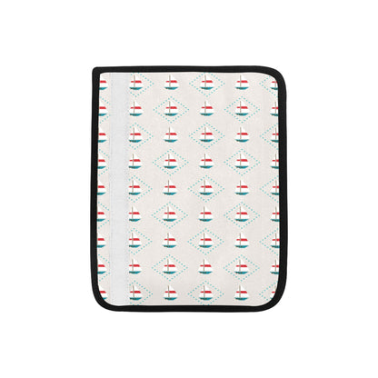 Sailboat Print Design LKS301 Car Seat Belt Cover