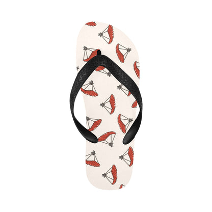 Skydiver Print Design LKS302 Flip Flops
