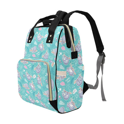 Sloth Print Design LKS309 Diaper Bag Backpack