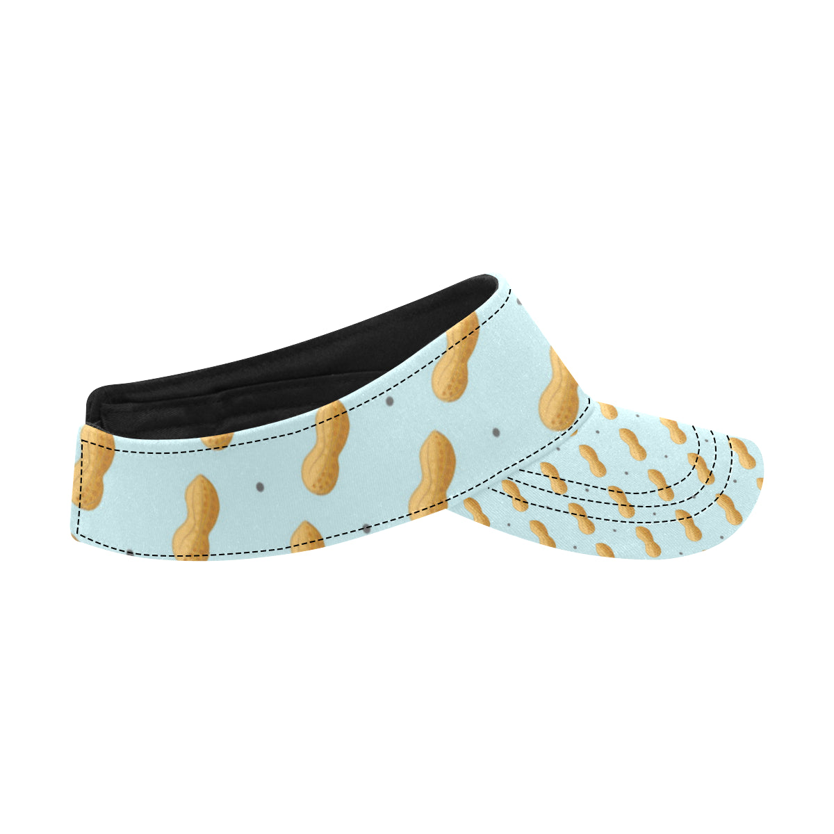 Peanut Pattern Print Design A03 Unisex Sun Visor