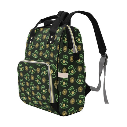St Patricks Day Print Design LKS308 Diaper Bag Backpack