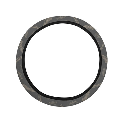Steak Print Design LKS302 Steering Wheel Cover with Elastic Edge
