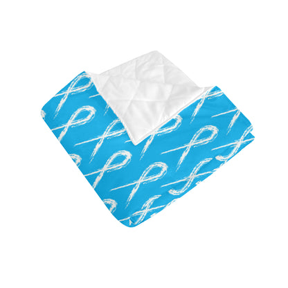 Prostate cancer Pattern Print Design A03 Premium Quilt