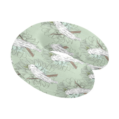 Cockatiel Pattern Print Design 01 U-Shaped Travel Neck Pillow