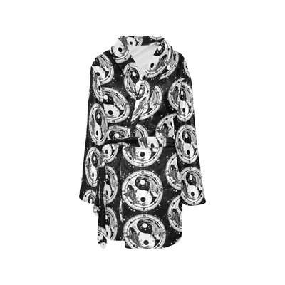 Yin Yang Koi Fish Women's Fleece Robe