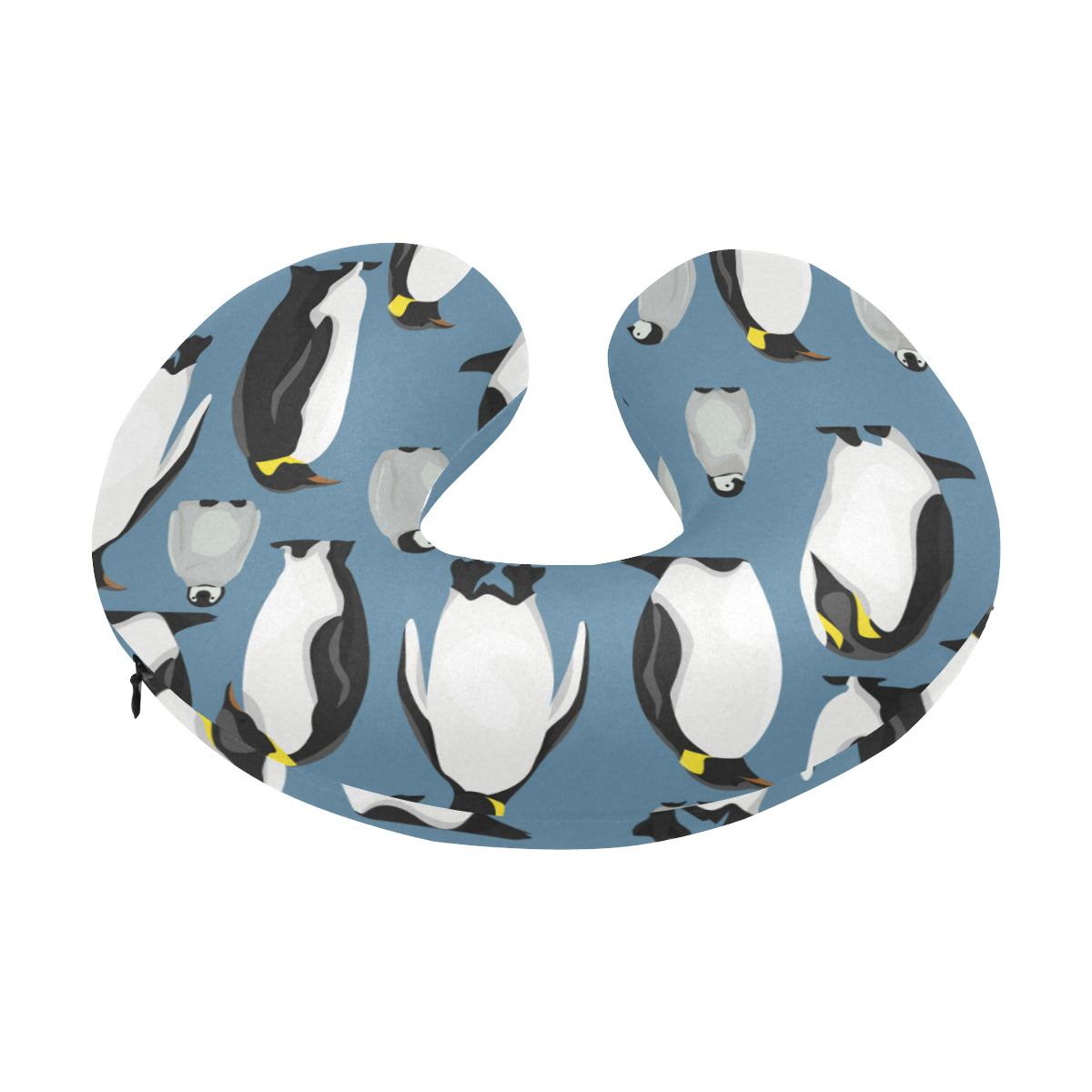 Penguin Pattern Print Design A03 U-Shaped Travel Neck Pillow