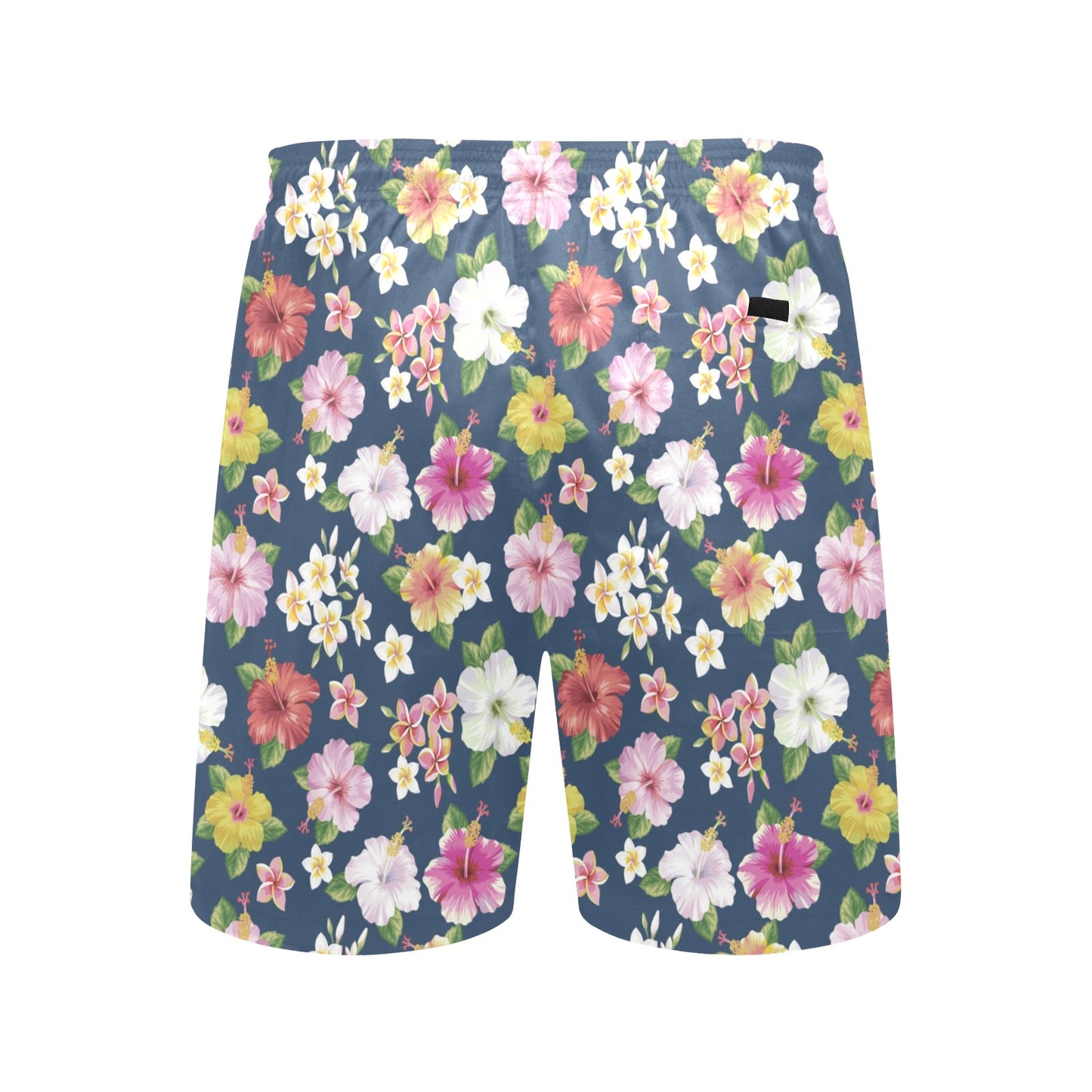 Hibiscus Sweet Print Design LKS304 Men's Swim Trunks Beach Shorts