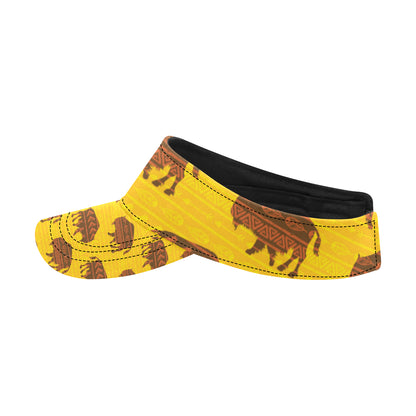 Bison Native Pattern Print Design 01 Unisex Sun Visor