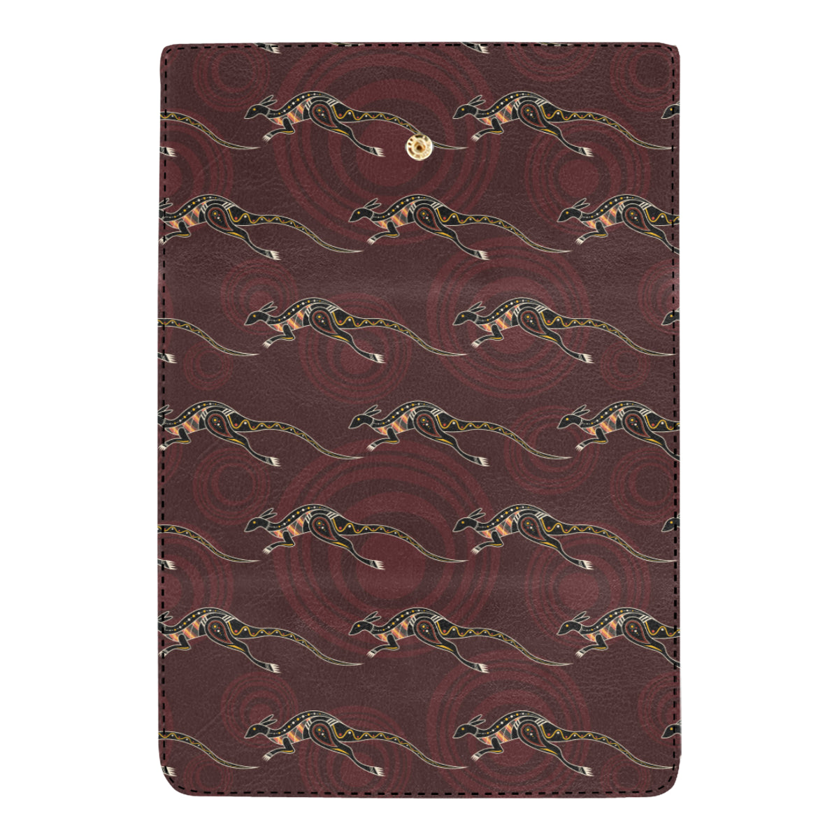 Kangaroos Pattern Print Design 05 Women's Trifold Wallet
