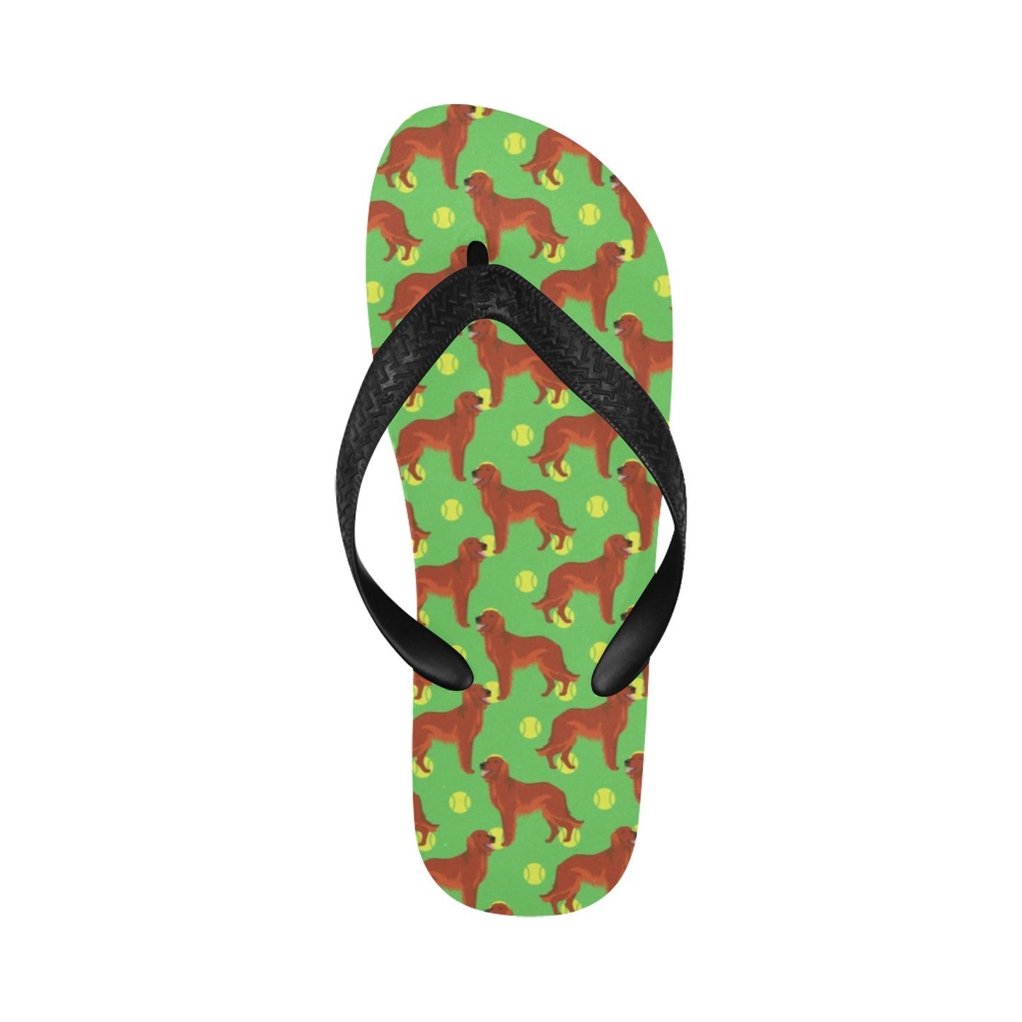 Setters Irish Print Design LKS302 Flip Flops