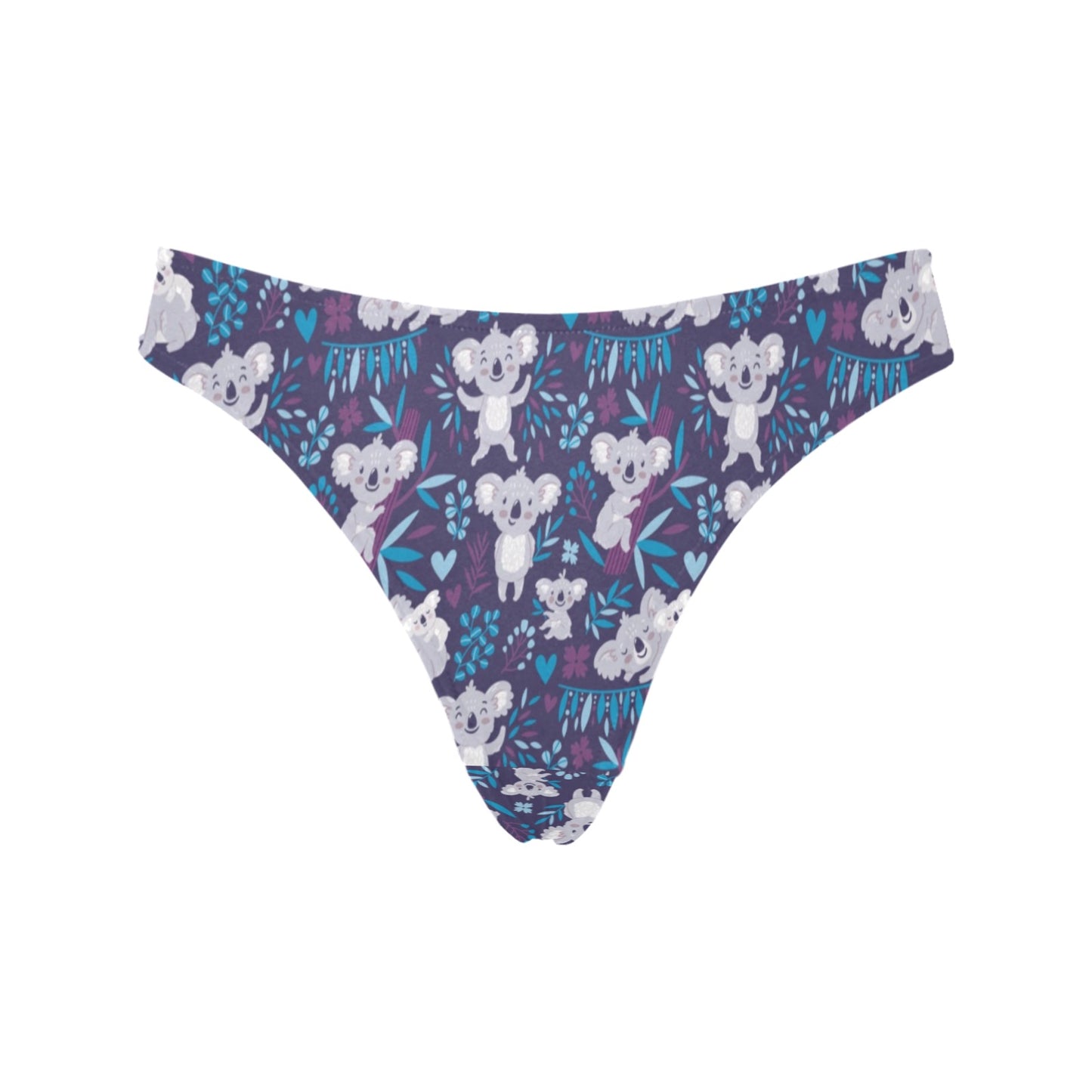 Koala Cute Themed Design Print Women's Thongs