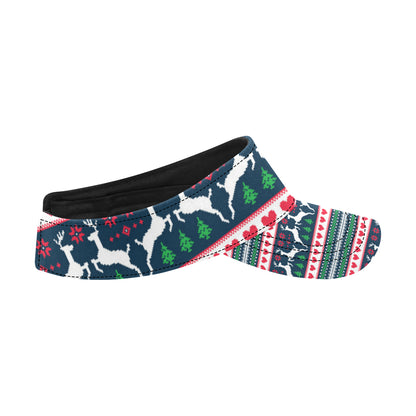 Reindeer Pattern Print Design 03 Unisex Sun Visor