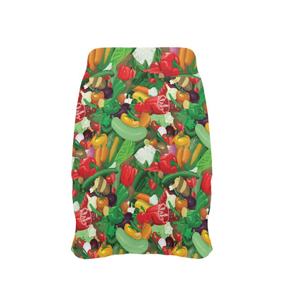 Salad Mix Vegetableprint Design LKS301 17" Golf & Pickleball Skort with Pockets