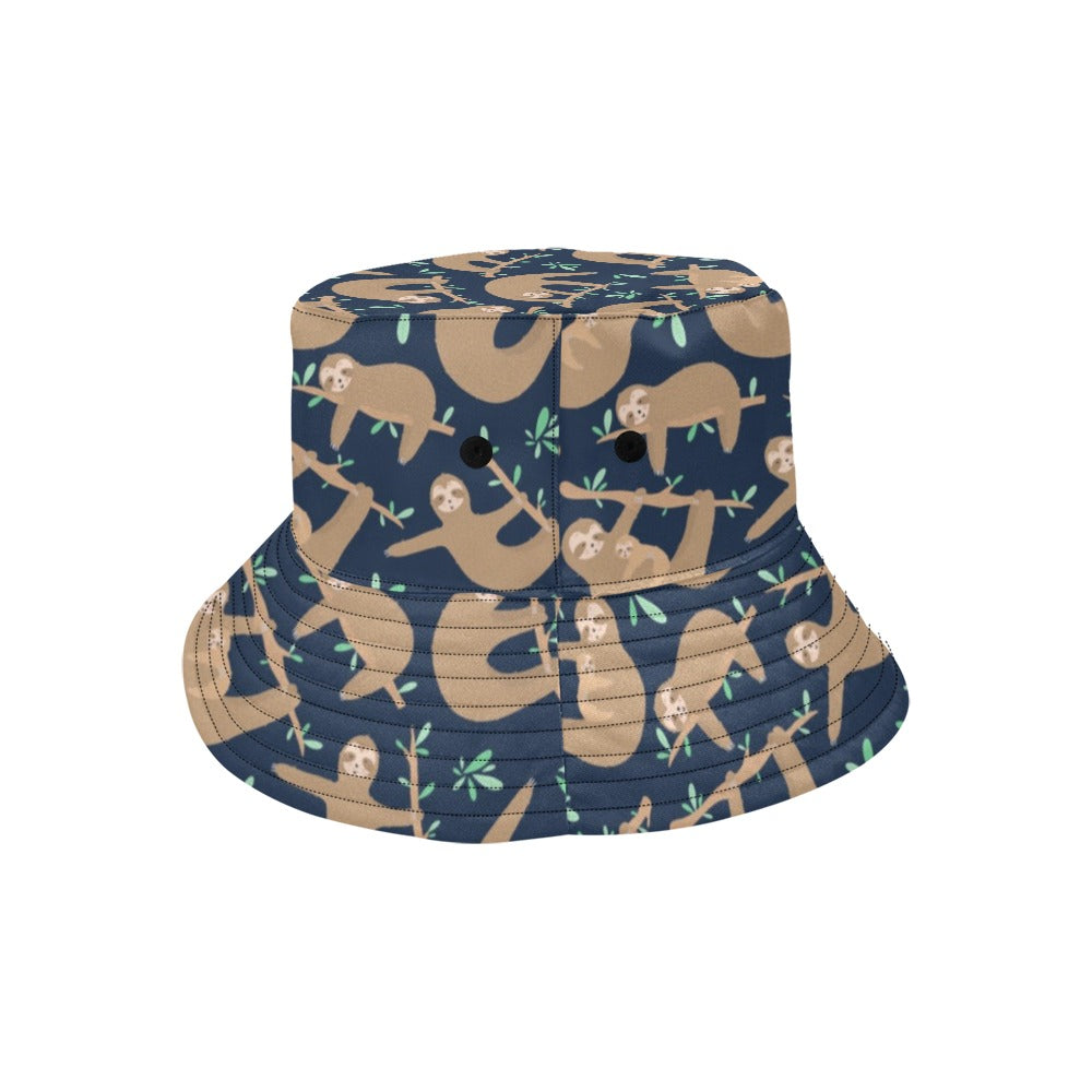 Sloth Print Design LKS307 Unisex Bucket Hat