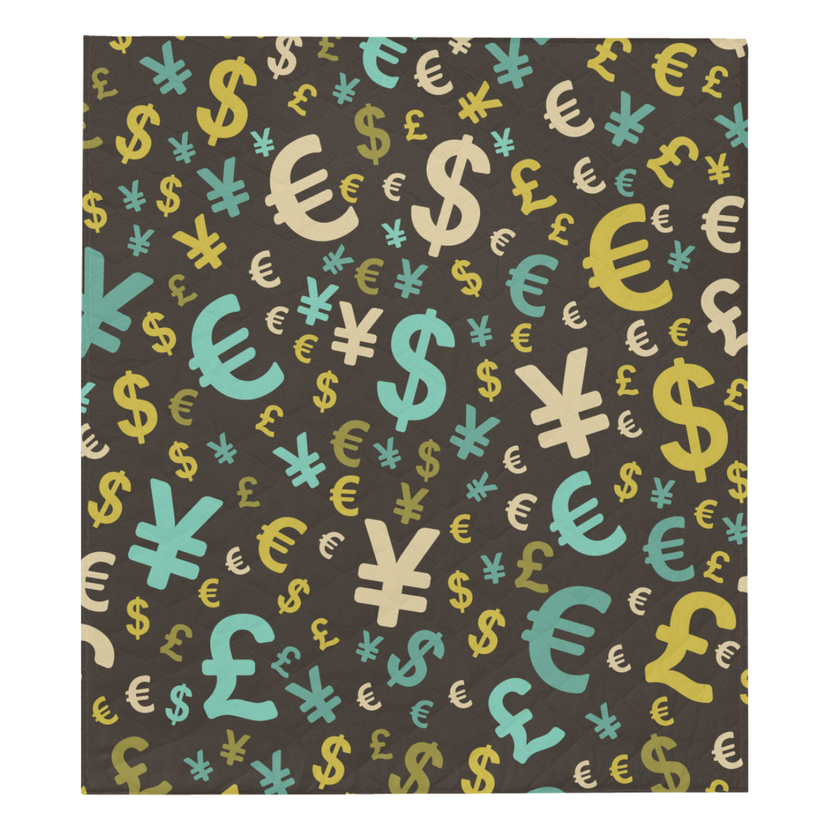Money Pattern Print Design 01 Premium Quilt