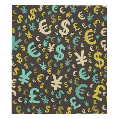 Money Pattern Print Design 01 Premium Quilt