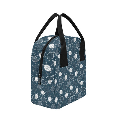 Sea Turtle Print Design LKS3015 Insulated Lunch Bag