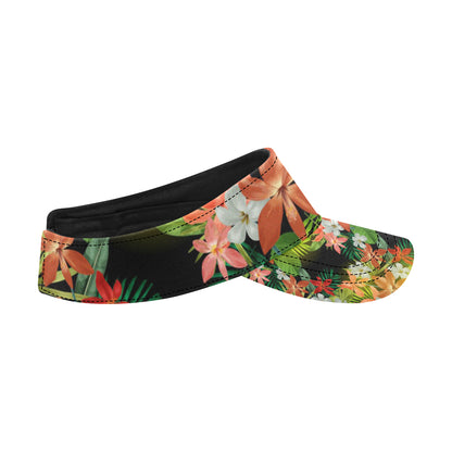Amaryllis Pattern Print Design AL07 Unisex Sun Visor