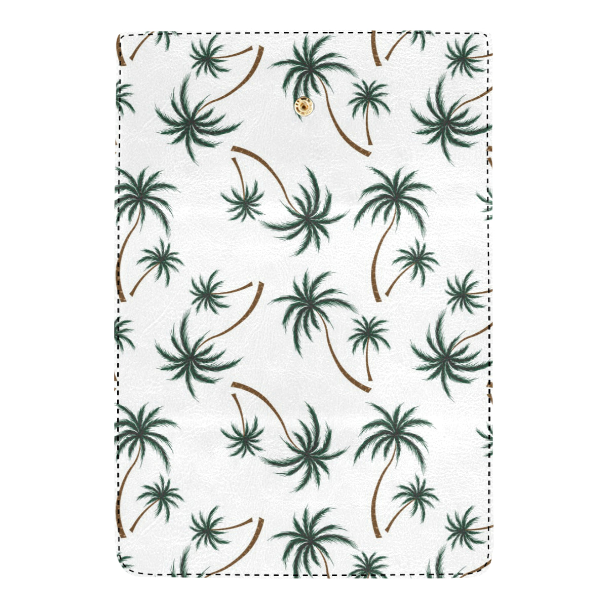 Palm Tree Pattern Print Design PT07 Women's Trifold Wallet