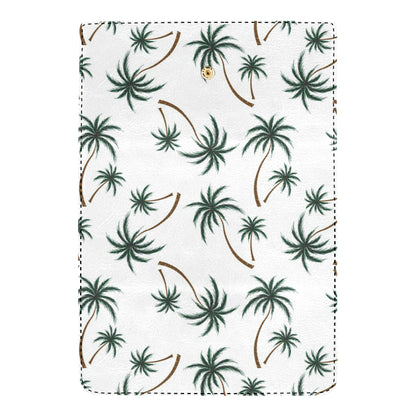Palm Tree Pattern Print Design PT07 Women's Trifold Wallet