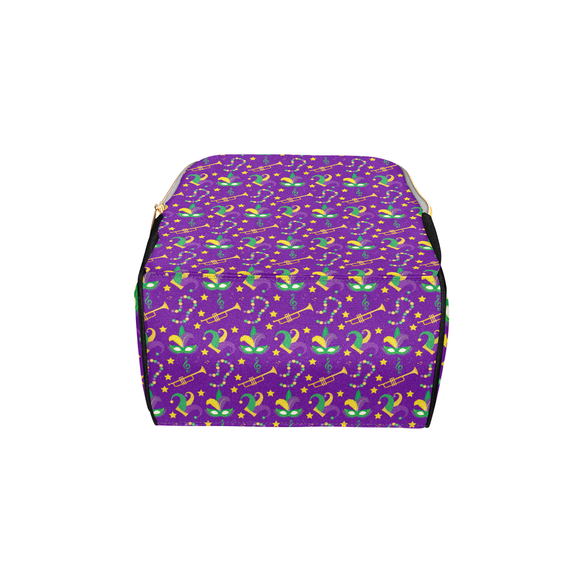 Mardi Gras Pattern Print Design 06 Diaper Bag Backpack