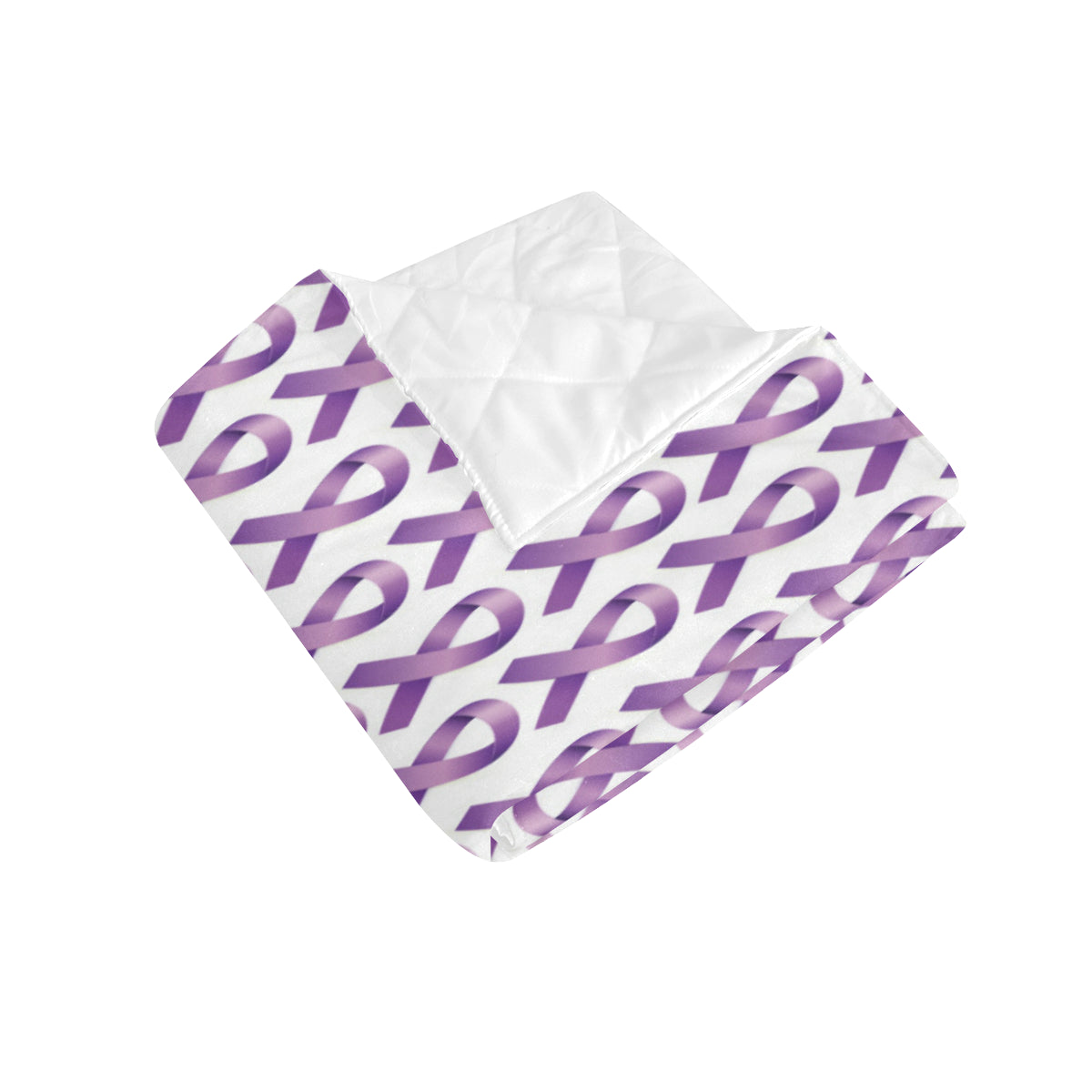 Pancreatic cancer Pattern Print Design A01 Premium Quilt
