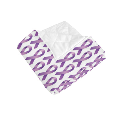 Pancreatic cancer Pattern Print Design A01 Premium Quilt