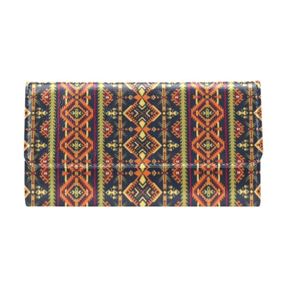 Kente Classic Design African Print Women's Trifold Wallet