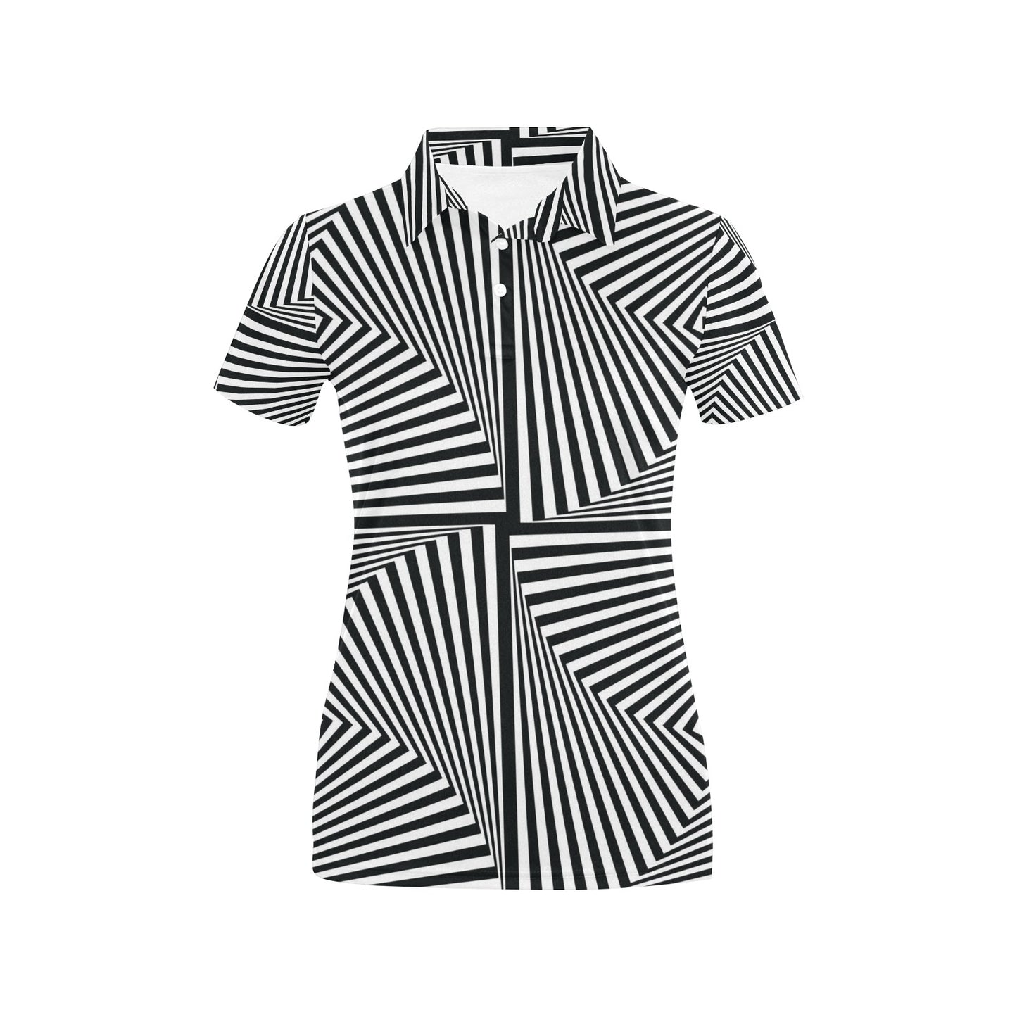Vortex Print Design LKS302 Women's Polo Shirt