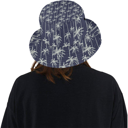 Palm Tree Pattern Print Design PT06 Unisex Bucket Hat