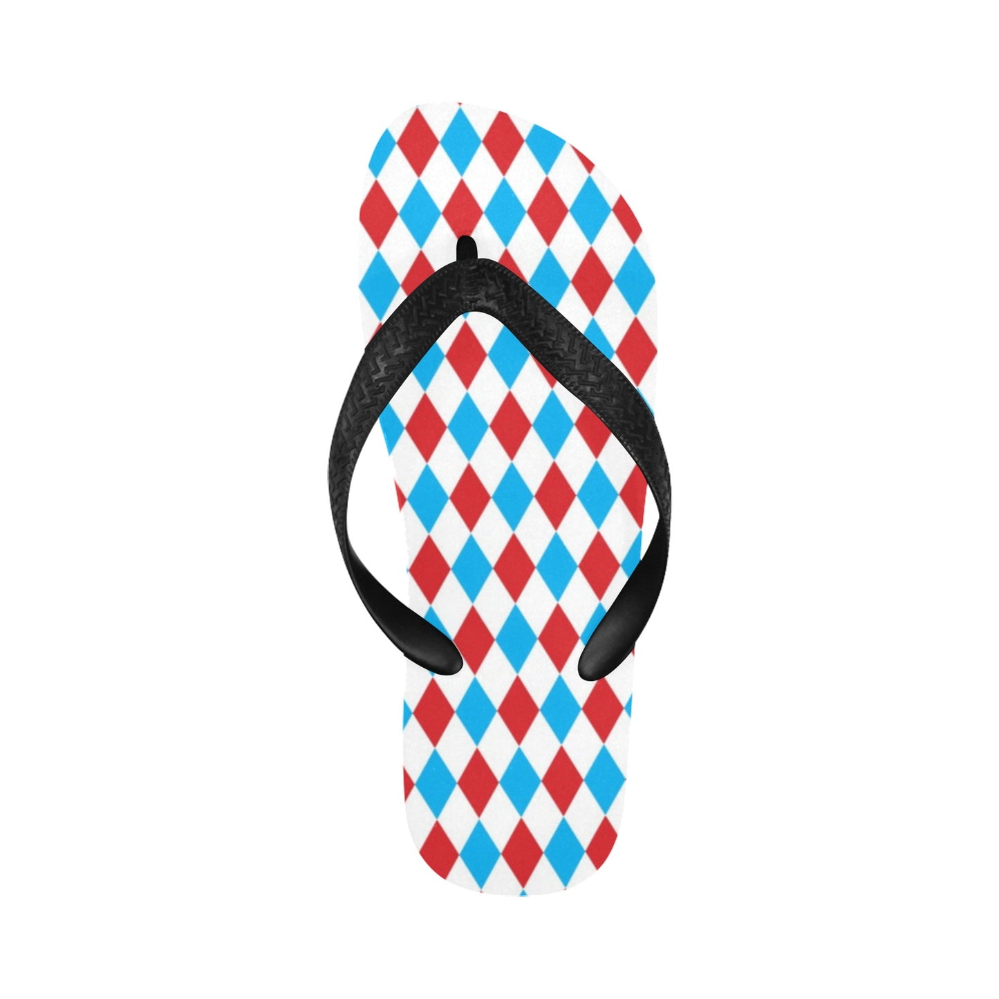 Harlequin Print Design LKS402 Flip Flops