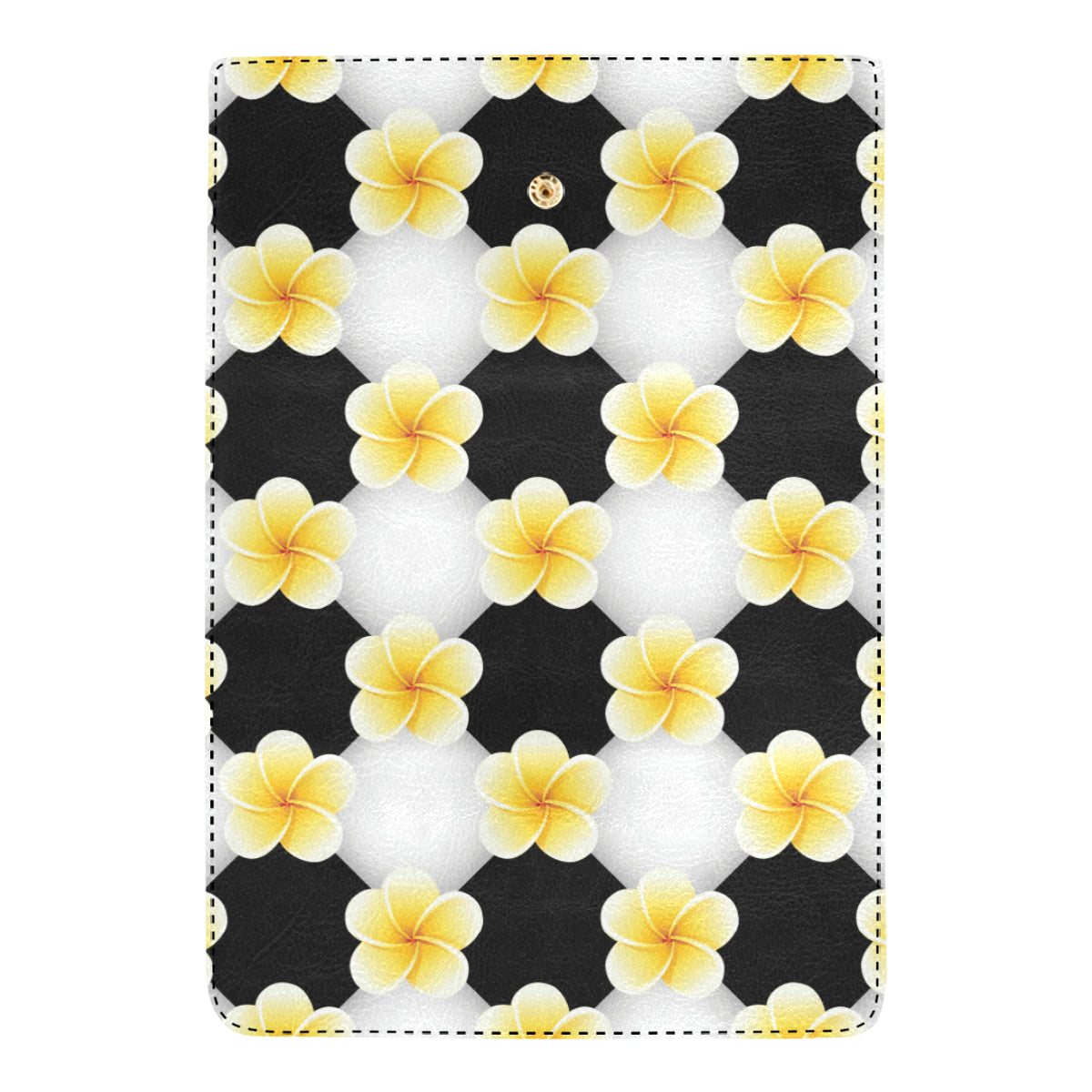 Plumeria Pattern Print Design A04 Women's Trifold Wallet
