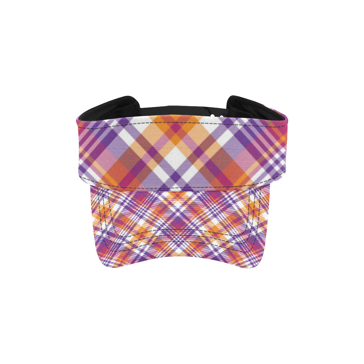 Madras Pattern Print Design 02 Unisex Sun Visor