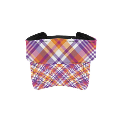 Madras Pattern Print Design 02 Unisex Sun Visor