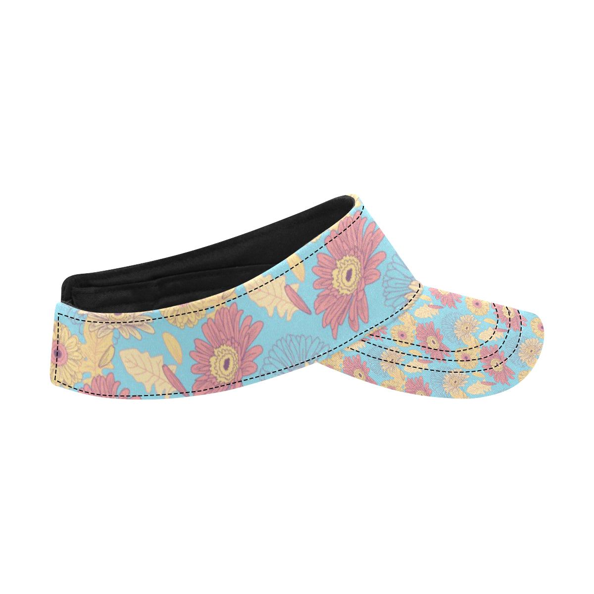 Gerberas Pattern Print Design GB04 Unisex Sun Visor